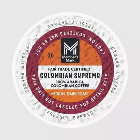 كبسولات قهوة سوبريمو كولومبيا من ميمبرز مارك | 100 كبسولة