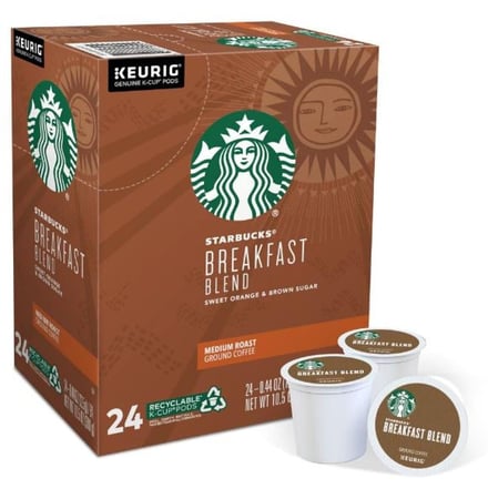 كبسولات قهوة خلطة الصباح من ستاربكس | 24 كبسولة