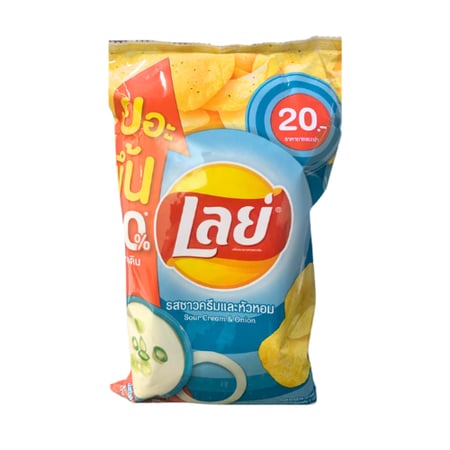 ليز تايلندي كريمة حامضه وبصل 48 جرام