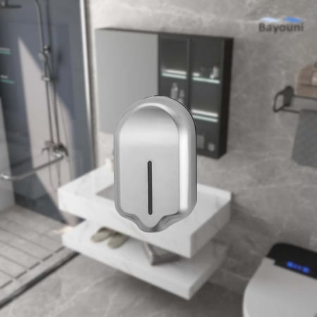 صبانة موزع صابون اتوماتيكي 1200مل سائل ورغوة  بطاريات