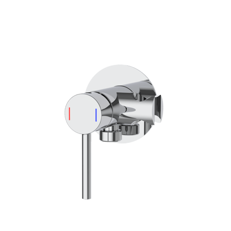 خلاط شطاف مخفي كروم دائري