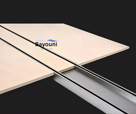 صفاية شاور مخفية بلاط  50سم x 5.5سم ستانل ستيل المقاوم للصدأ