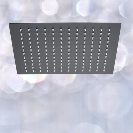 طاسة دش مطري 30x30 مربع لون اسود