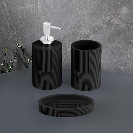 طقم إكسسوارات حمام سيراميك مودرن