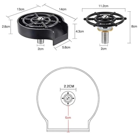جهاز غسيل الأكواب الأوتوماتيكي بضغط عالي - تنظيف سريع وفعال