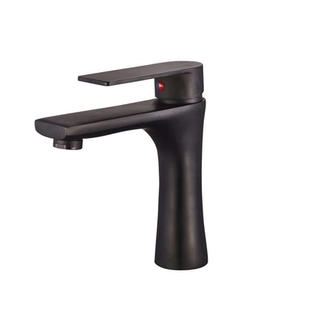 خلاط مغسلة نحاس حار بارد لون أسود ماركة ZINTH