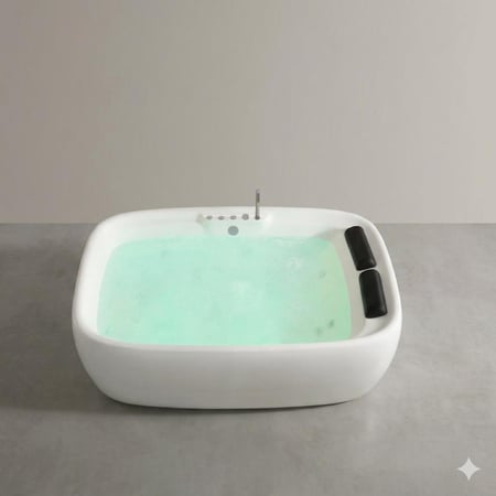 جاكوزي مستطيل 180X120