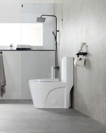 كرسي حمام أفرنجي دفع وشفط مقاس 25سم