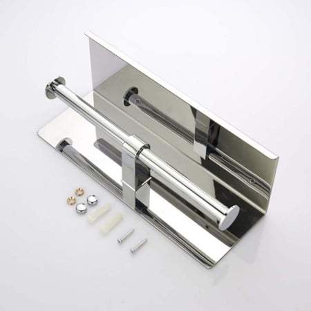 حامل مناديل مزدوج كروم