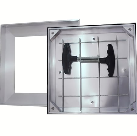 غطاء غرفة تفتيش المنيوم مقاس 80x80 ماركة AUSHEN