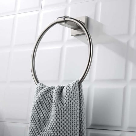 علاقة مناشف دائري ستانل ستيل