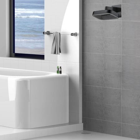 راس دش جداري مربع بنظام شلال مياة مطري عالي الظغط