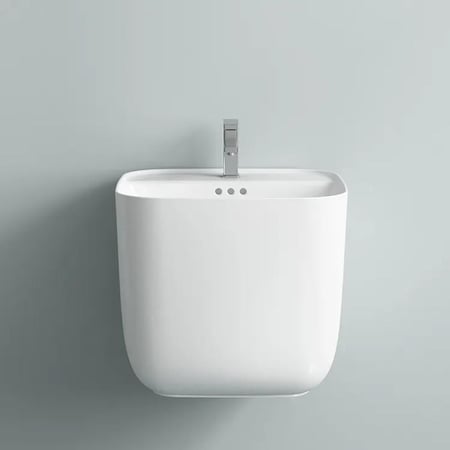 مغسلة معلقة جداري 45 سم ماركة ZINTH