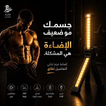 اضاءة عزم الاحترافية