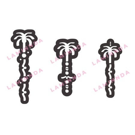 نقوش ملصقات الحنّاء يوم التأسيس السعودي - منتج رقمي