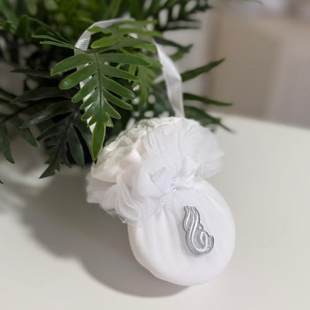 كيس ملح مع الأحرف