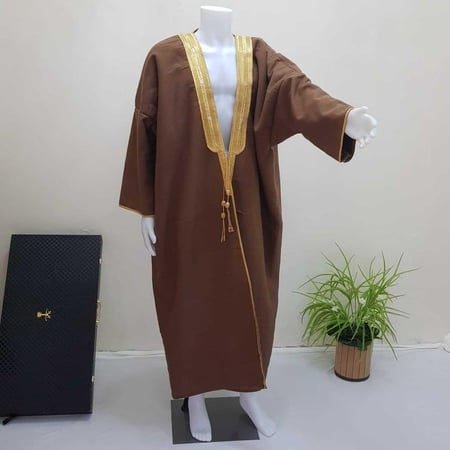 بشت شتاء رجالي فرو اسود