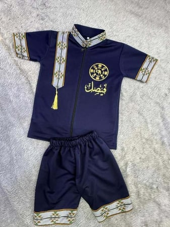 طقم ملابس ولادي يوم التأسيس السعودي