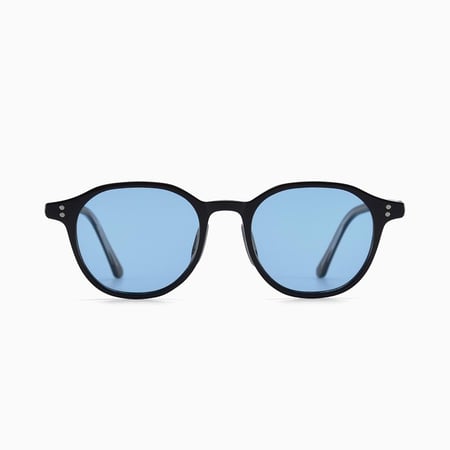 نظارة شمسية مستقطبة بعدسات زرقاء عصرية تحمي العين من الأشعة الشمسية