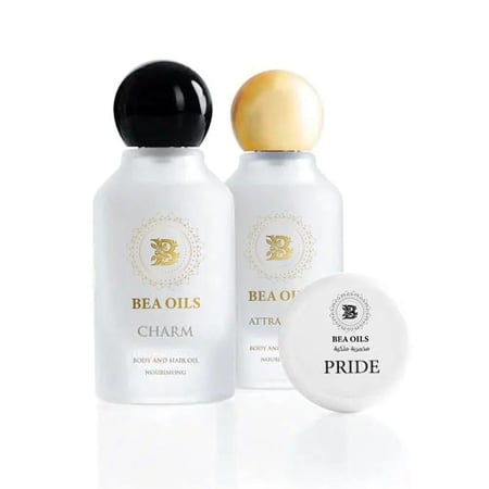 باقة الفخامة من Bea Oils – معطرات للشعر والجسم