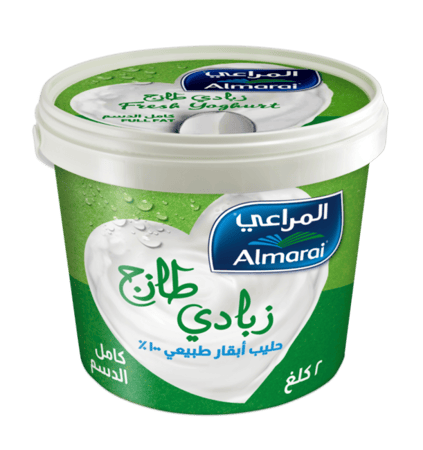 زبادي المراعي كامل الدسم 2ك