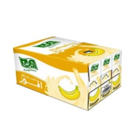 حليب الربيع بالموز 125مل 18حبة