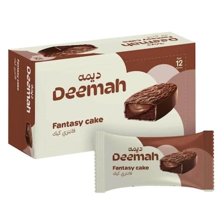 ديمة فانتزي كيك كريمة بالشوكلاتة 40ج 12حبة