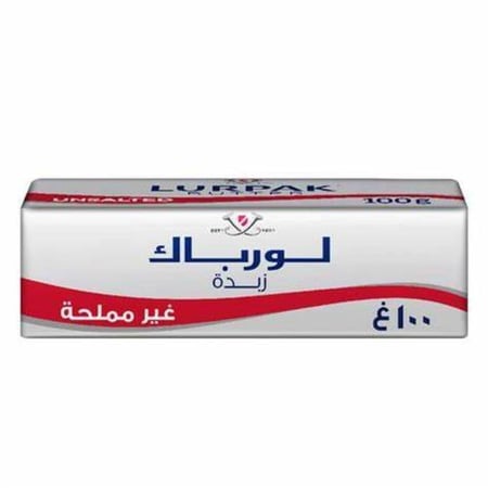 زبدة لورباك طرية غير مملحة 100ج