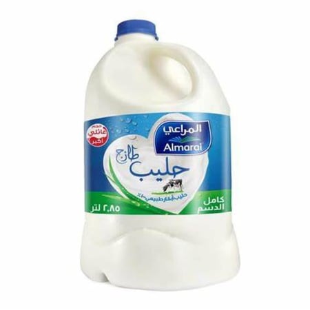 حليب المراعي كامل الدسم 2.85لتر