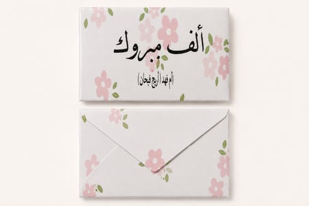 ظرف مواجيب ألف مبروك