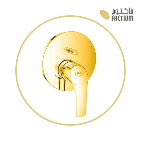 وجه خلاط مخفي خطين ذهبي