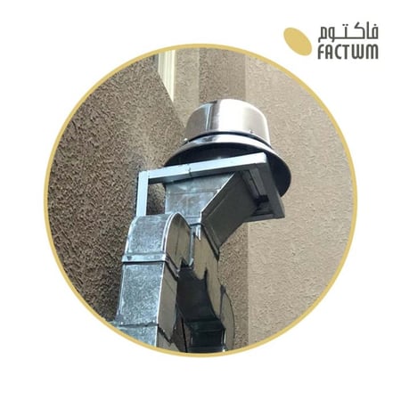 مروحة شفط 25 سم كوري للمطابخ والمطاعم ويندي WINDY