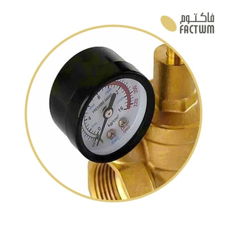 محبس دركسون 1 بوصة منظم ضغط مع ساعة