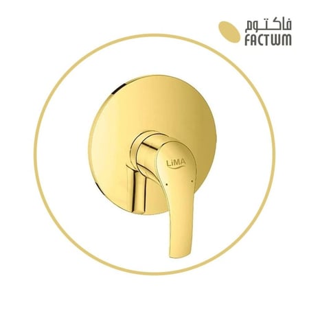 وجه خلاط مخفي خط واحد ذهبي