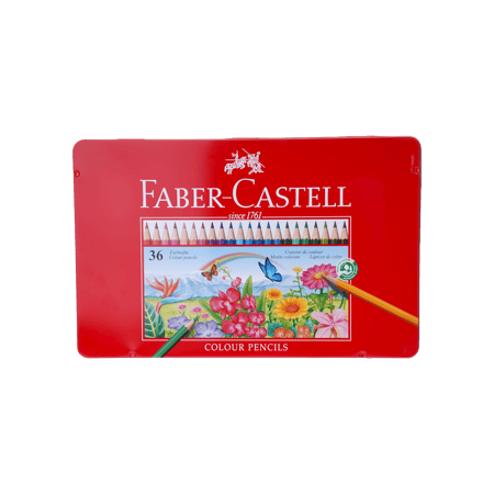 ألوان خشبية 36 لون فيبر كاستل | 36-Color Colored Pencils FABER-CASTELL