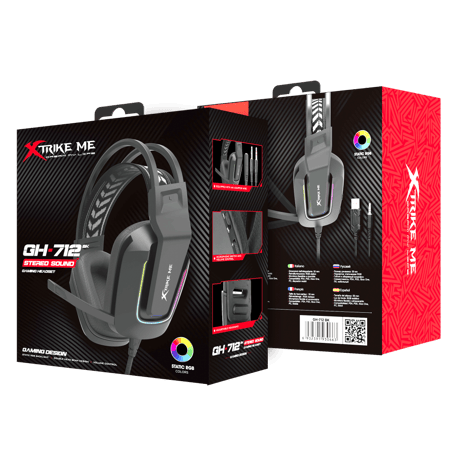 سماعة سلكية إكسترايك مي GH-712 | XTRIKE ME GH-712 Wired Headset
