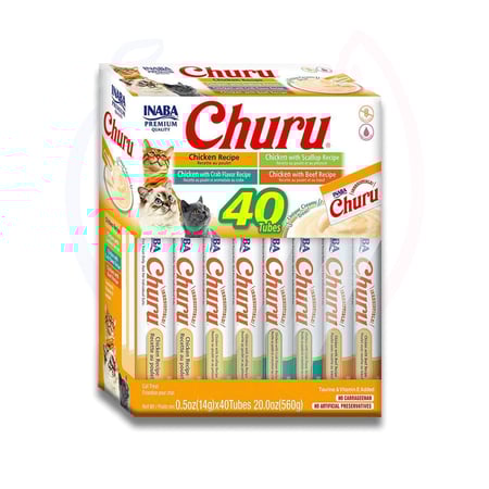 اينابا تشورو دجاج متنوع 40 ظرف × 14غ