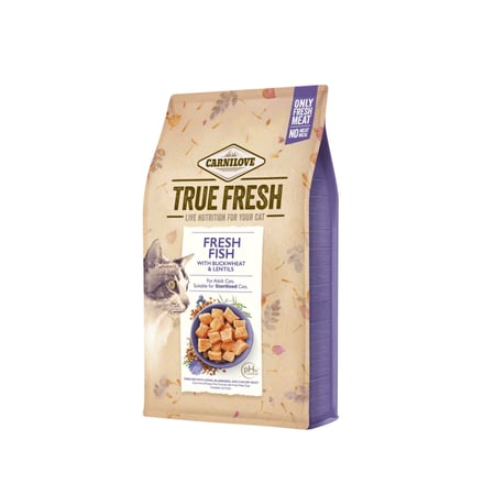 كارنيلوف ترو فريش  طعام جاف بالسمك الطازج للقطط المعقمة البالغة | 4.8 كجم