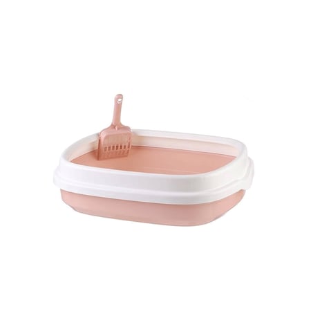 ليتر بوكس للقطط حجم كبير مع مجرفة إضافية