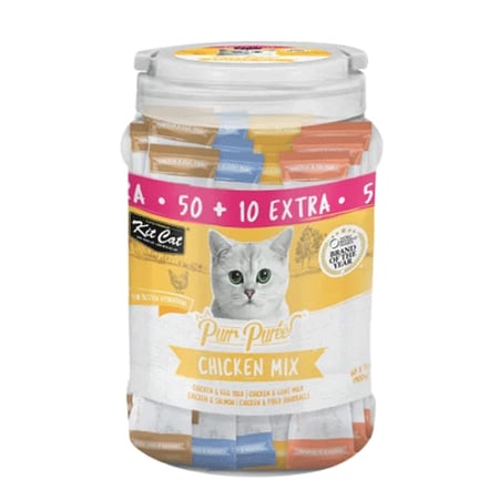 كت كات  مكافآت قطط متنوعة بنكهة الدجاج 60×15 جم