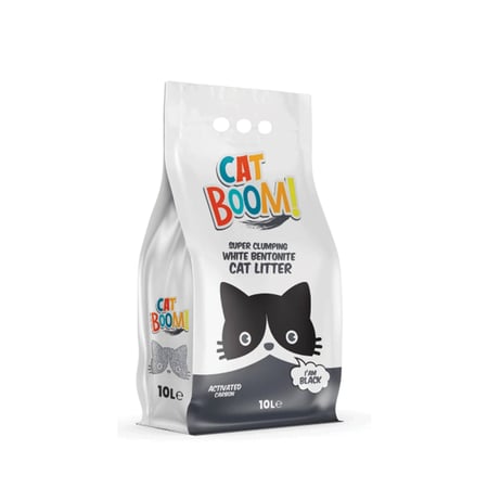 كات بووم رمل قطط بالكربون النشط 10 لتر