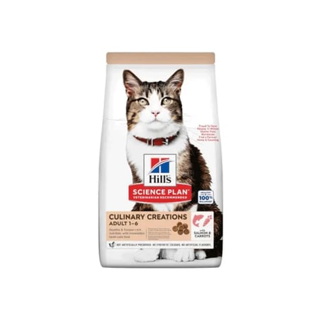 هيلز ساينس بلان  كاترينج كرييشنز للقطط البالغة بسلمون وجزر | 1.5 كجم