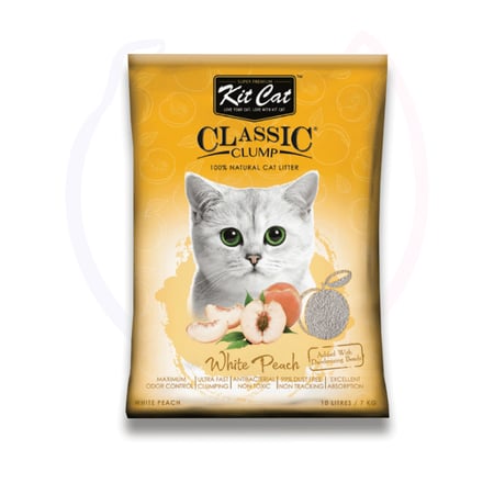 كت كات رمل كلاسيك الخوخ 10 لتر