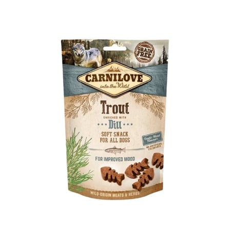 كارنيلوف مكافآت للكلاب بالسلمون والشبت 200 غ