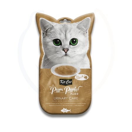 كت كات مكافآت التونا والتوت المهروس للعناية بالمسالك البولية 15غ × 4اكياس