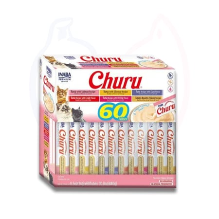 اينابا تشورو تونا ومأكولات بحرية متنوع 60 ظرف × 14غ