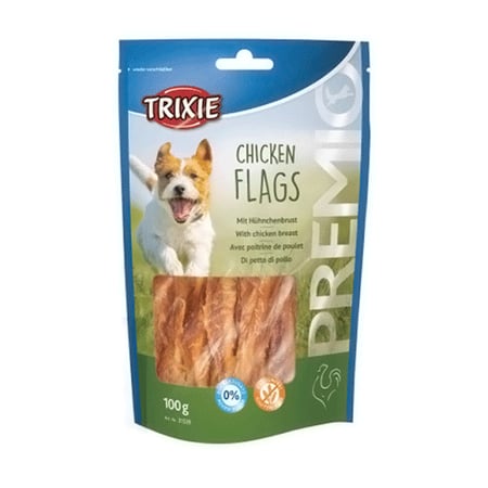 تريكسى  مكافآت كلاب شرائح دجاج فلاجز 100 جم