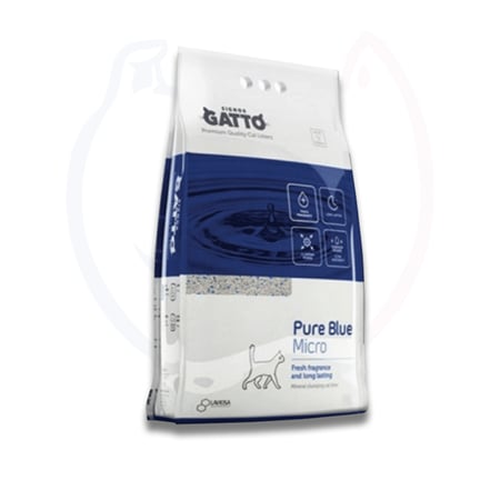 سينيور غاتو الأزرق النقي رمل مهد للقطط 10 لتر