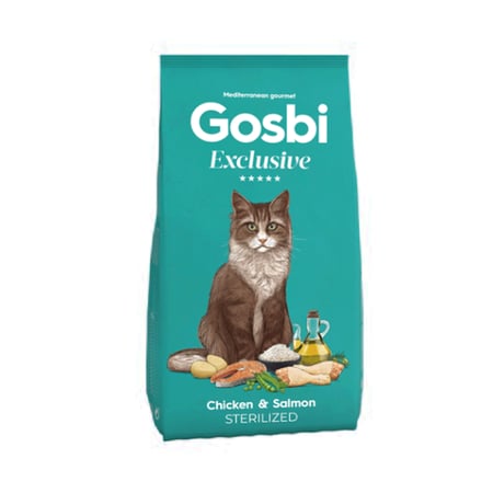 جوسبي إكسكلوسيف طعام قطط بالغة معقمة بالدجاج والسلمون – 6 كجم