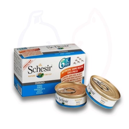 شيزر تونا في الجلي – معلبات قطط كرتون التوفير (6 × 50 جم)
